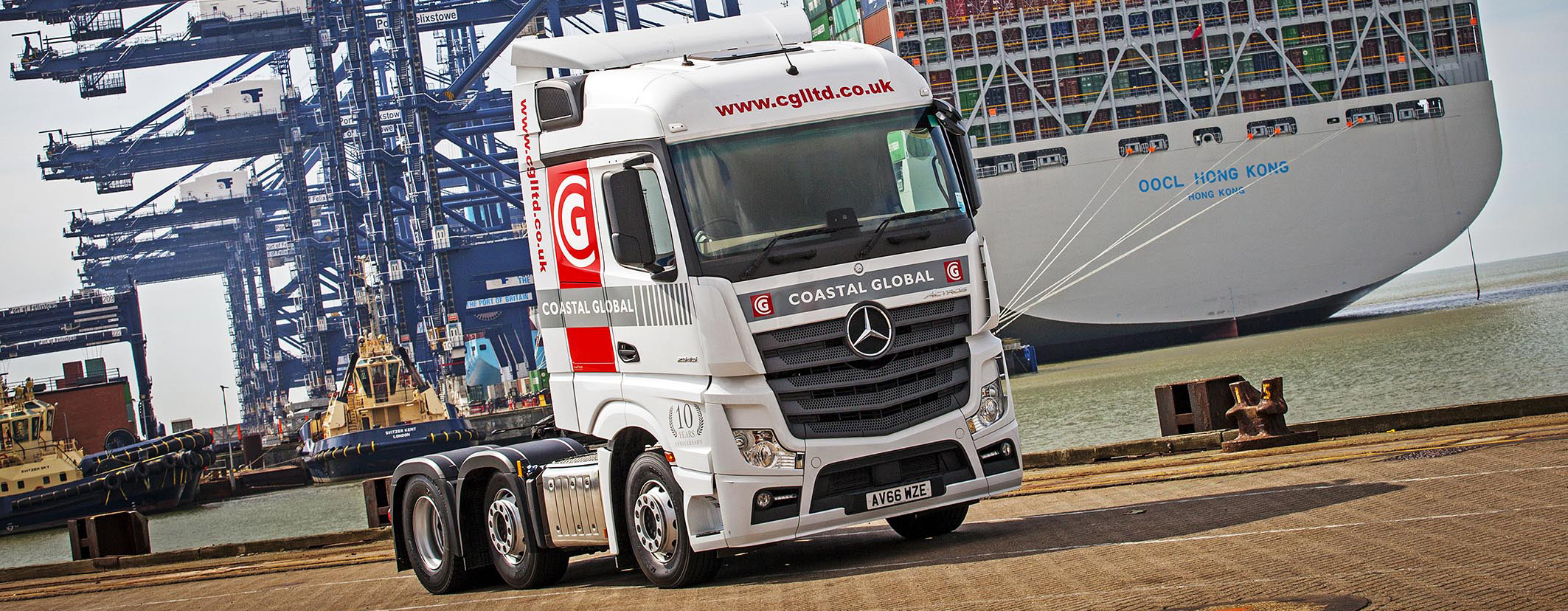 CGS Truck at Felixstowe Port